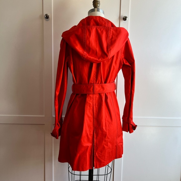 J. Crew Matinee Trench Coat - SIZE 0/MODERN RED - Picture 2 of 14